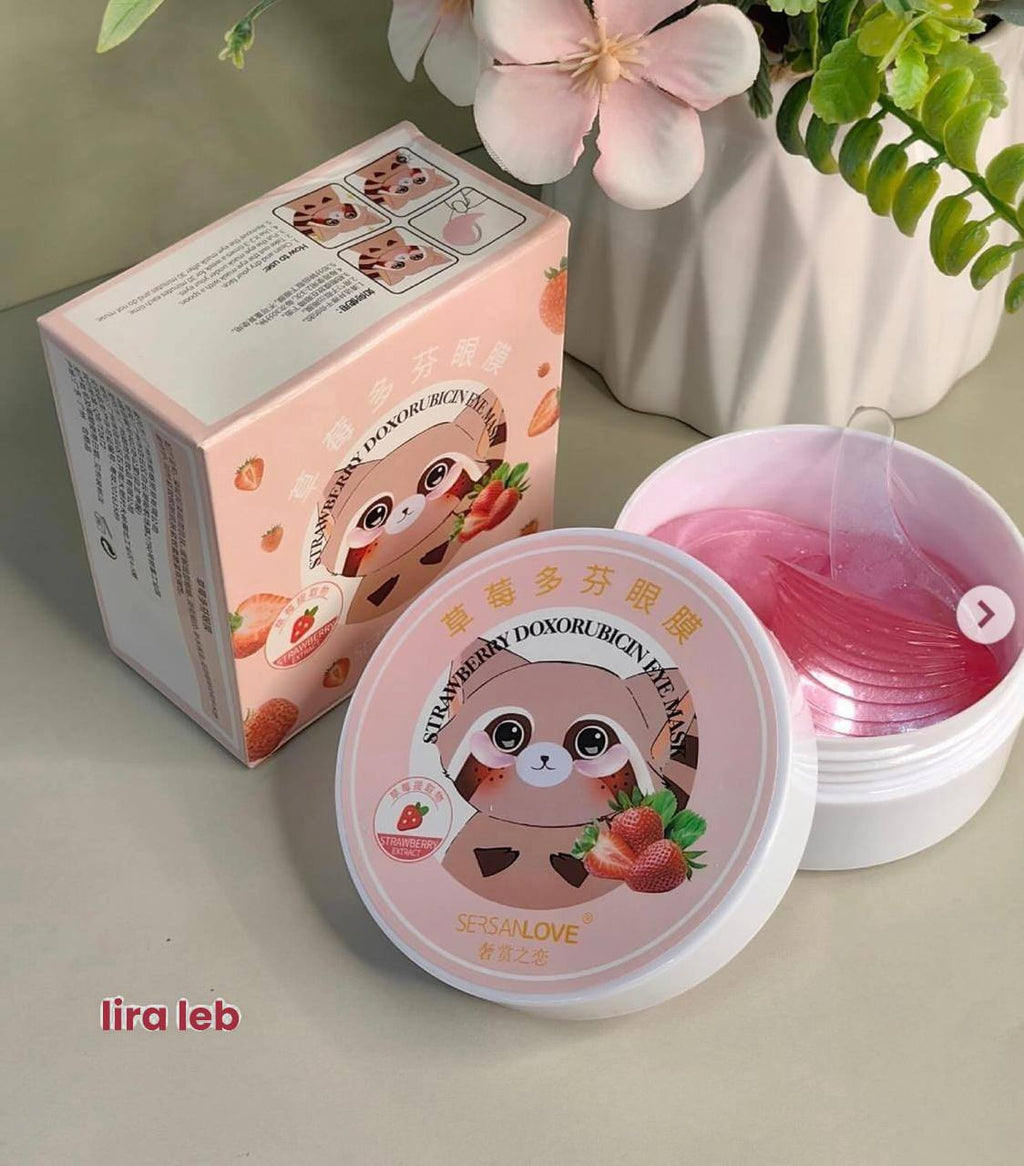Collagen pink Korean Under Eye Patch Vitamin E