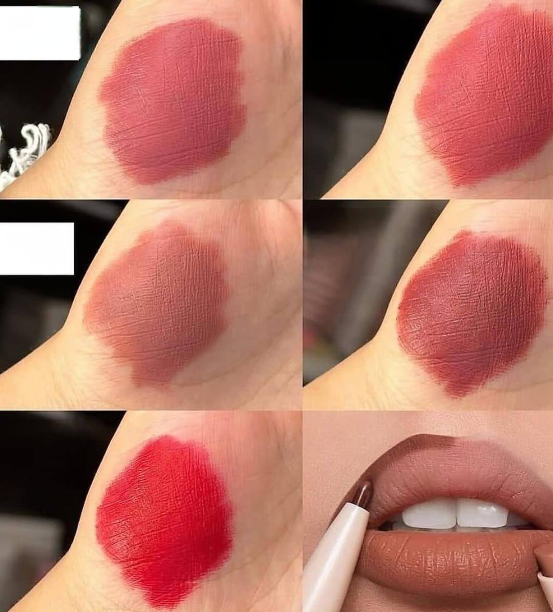 JULIUS BEAUTY 24H long lasting 2In1 SILKY LIPLINER CREAMY LIPSTICK