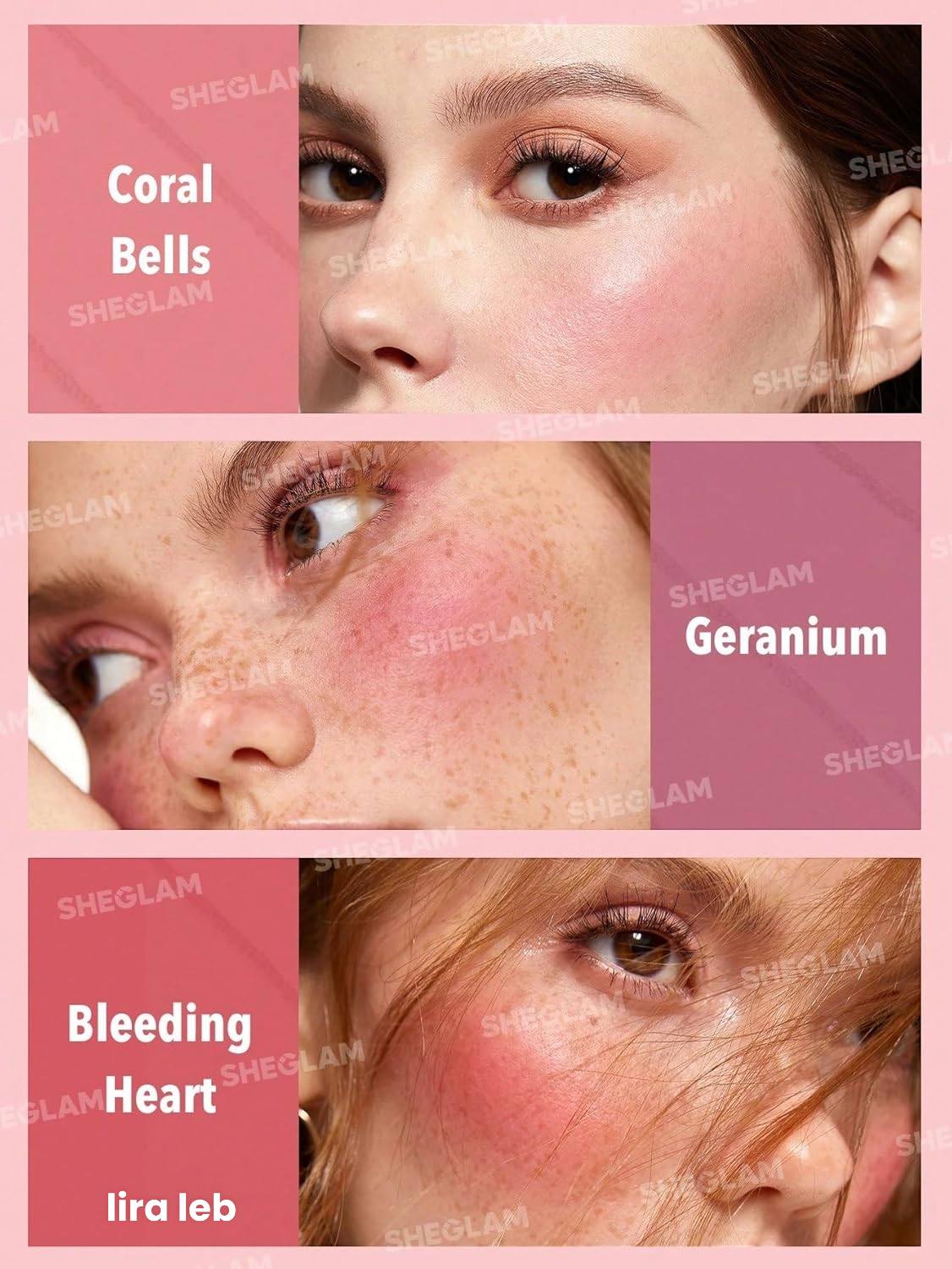 SHEGLAM Floral Flush Blush Palette 6Color Pressed Powder