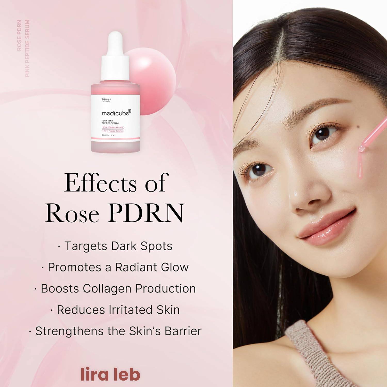 Medicube Pink Serum Niacinamide Hydrating And Moisturizing