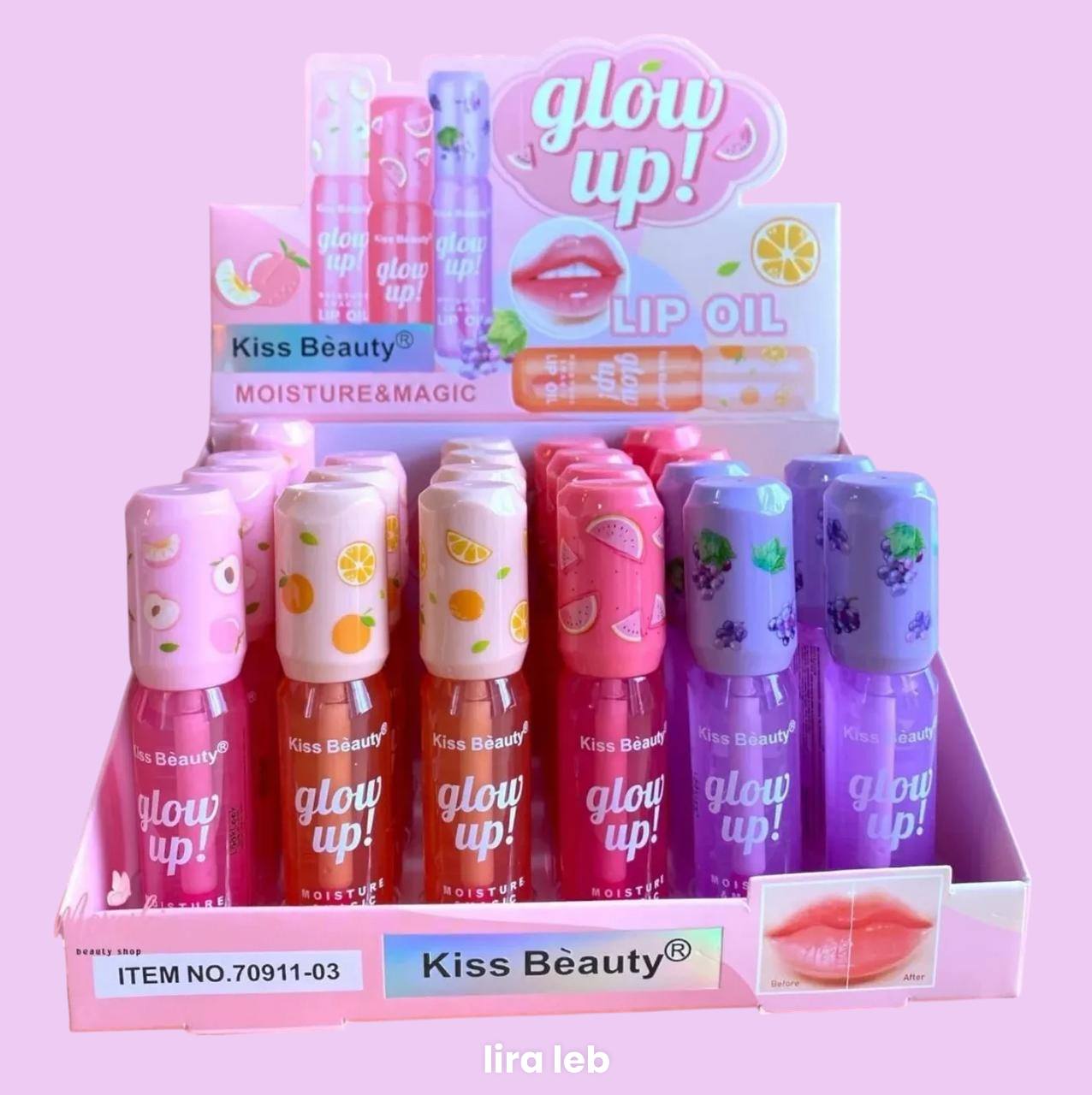 Kiss Beauty MOISTURE MAGIC LIP Oil Glow up