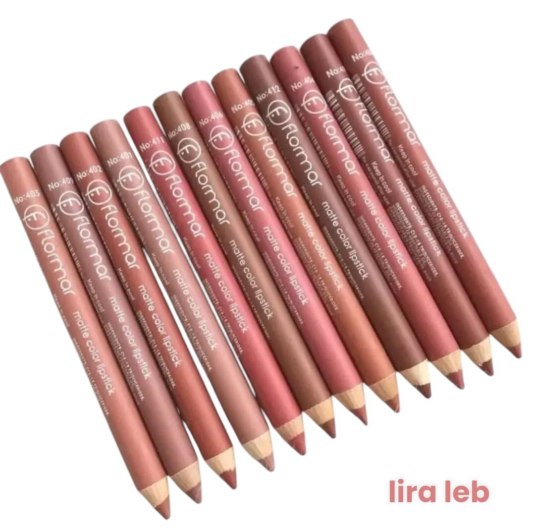 Flormar Matte Nude Shades Lip Pencils