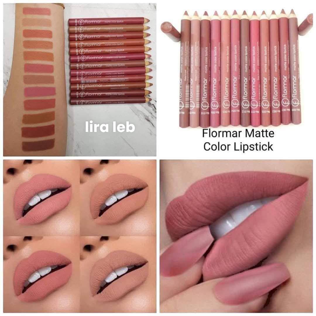 Flormar Matte Nude Shades Lip Pencils