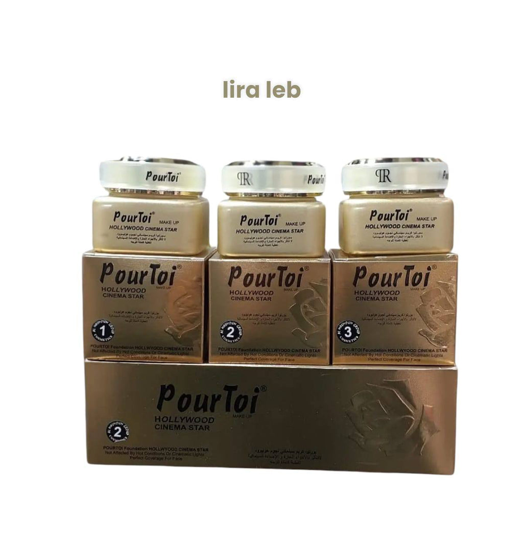 Pourtoi Fond De Teint , Makeup Hollywood Cinema Star , foundation
