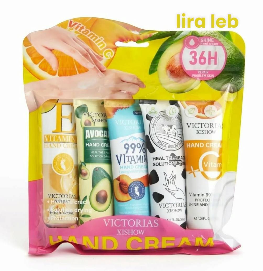 Victoria's Xishow" hand creams Set 5Pcs