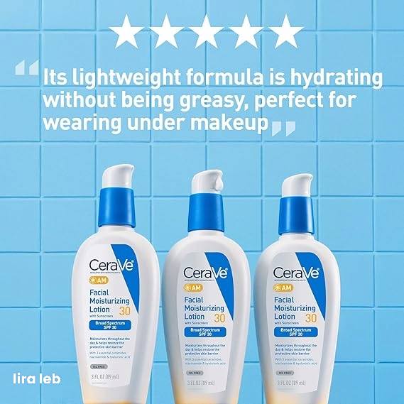 CeraVe Moisturizing SPF30 Facial Lotion