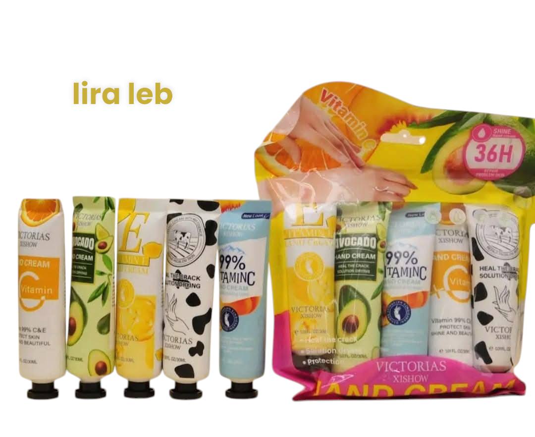 Victoria's Xishow" hand creams Set 5Pcs