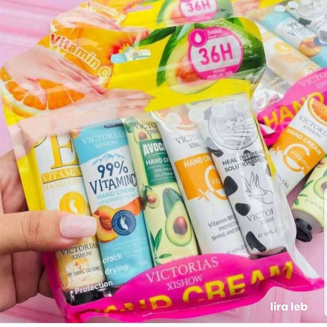 Victoria's Xishow" hand creams Set 5Pcs