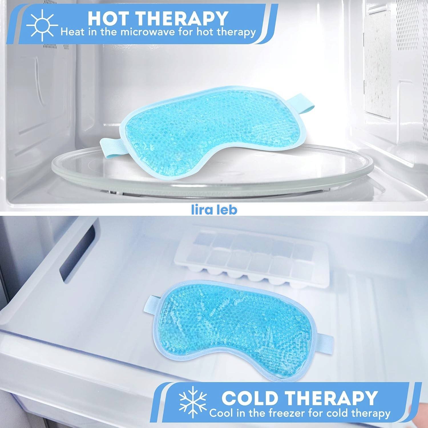 Gel Bead Hot and Cold Eye Masks FSA HSA Approved