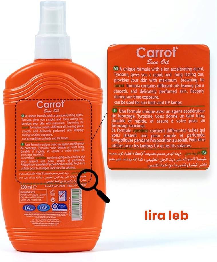 Carrot Sun Gold Spray 200ml