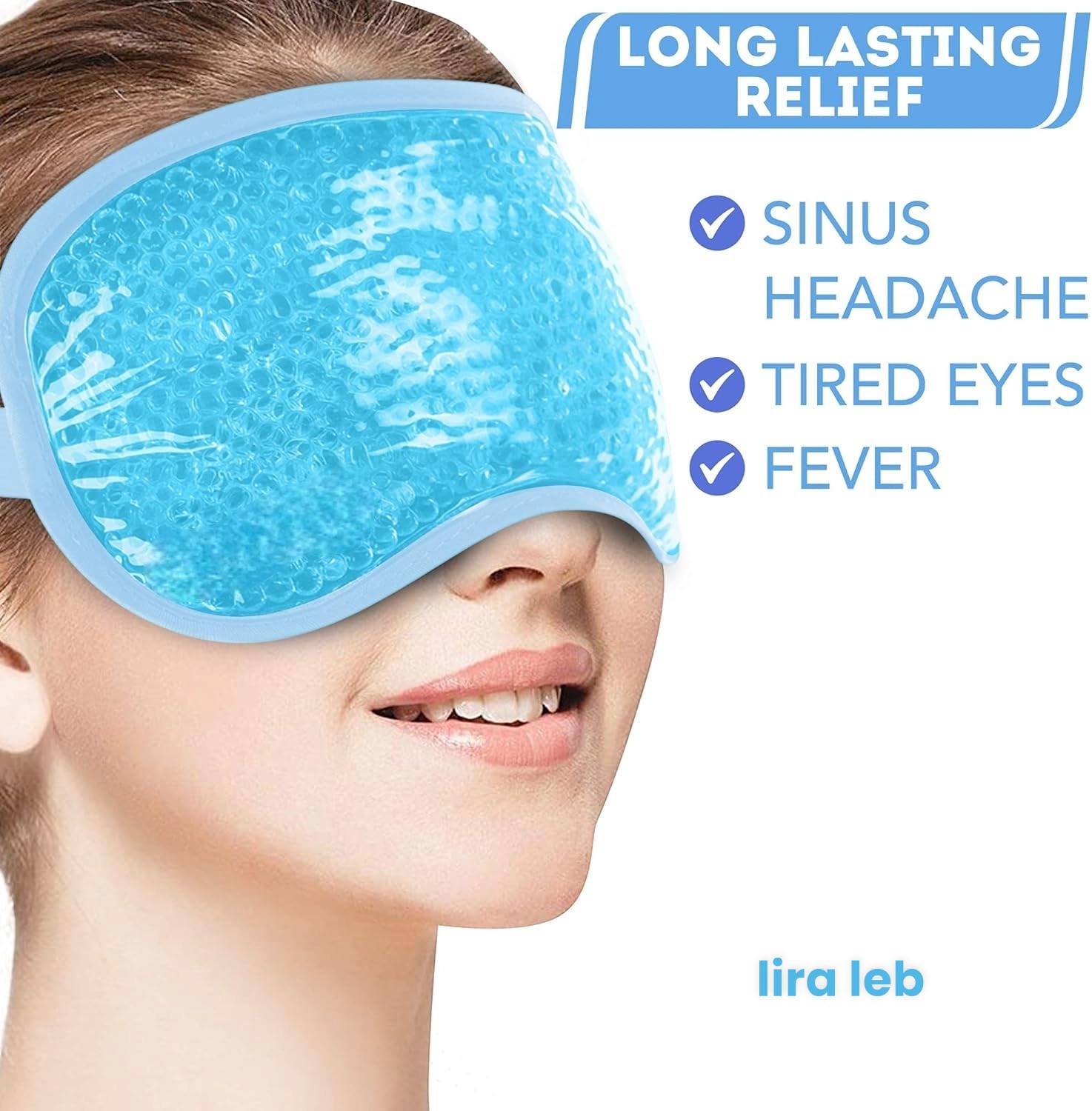 Gel Bead Hot and Cold Eye Masks FSA HSA Approved