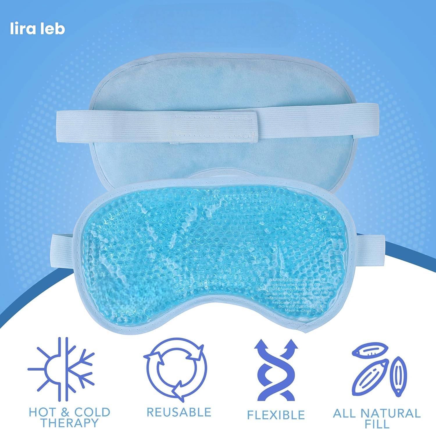 Gel Bead Hot and Cold Eye Masks FSA HSA Approved