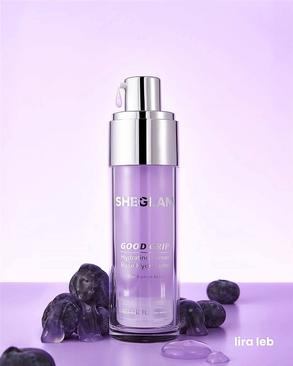 Sheglam Grip Hydrating Primer Blueberry+AHA