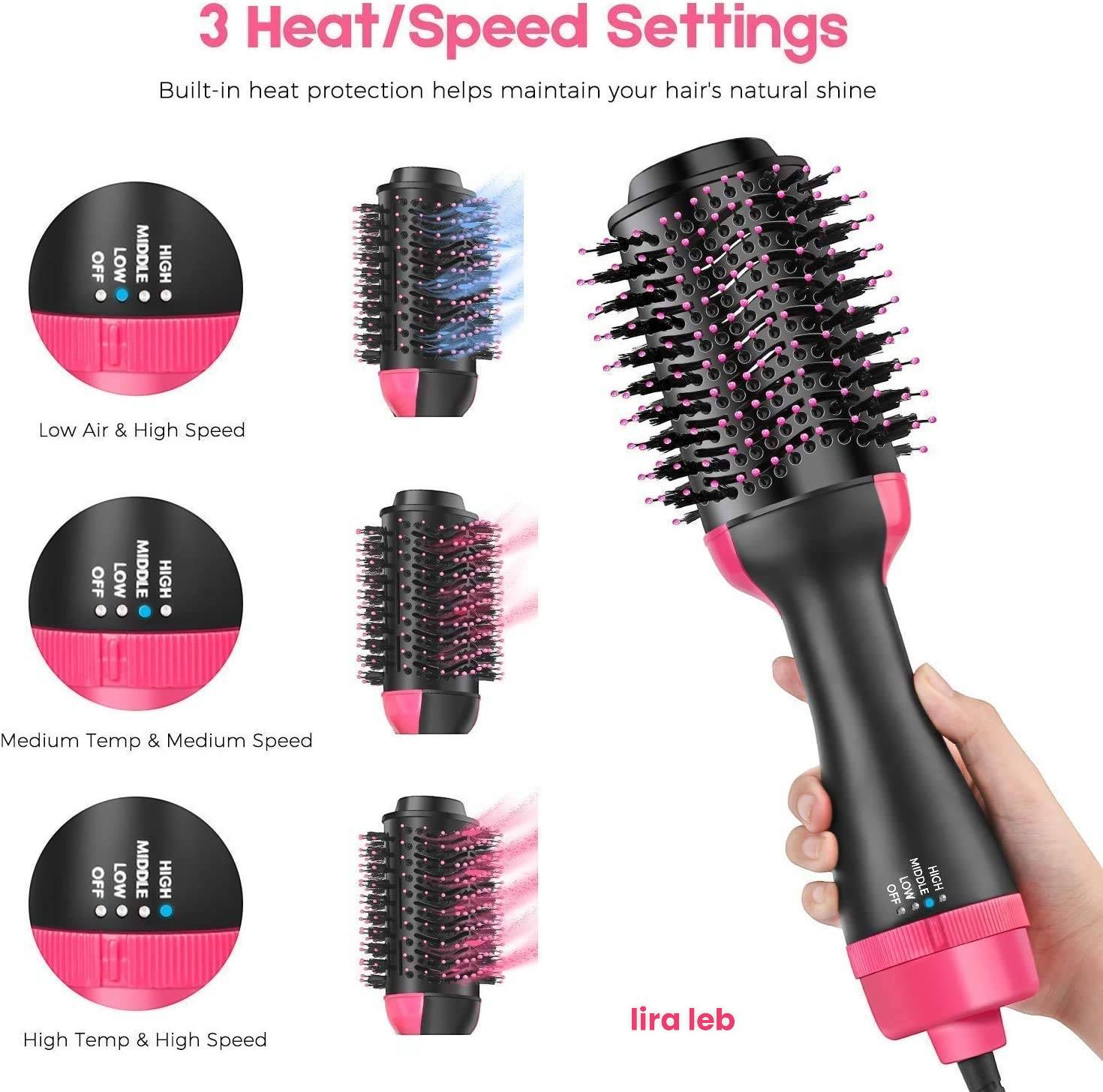 4In1 Hot Air Dryer Brush