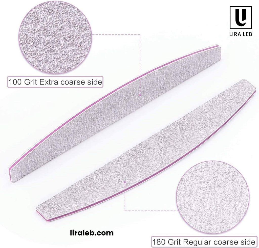 Professional 100/180 Grit Straight Nail File &nbsp;Ideal