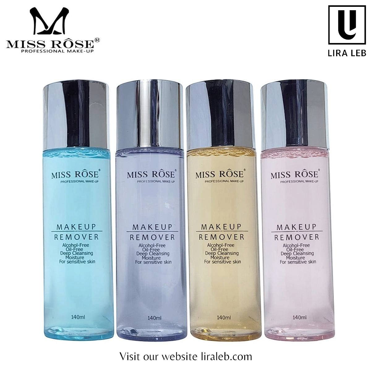 Miss Rose Alcohol- Free &amp; Oil- Free Deep Cleansing Moisture Makeup Remover