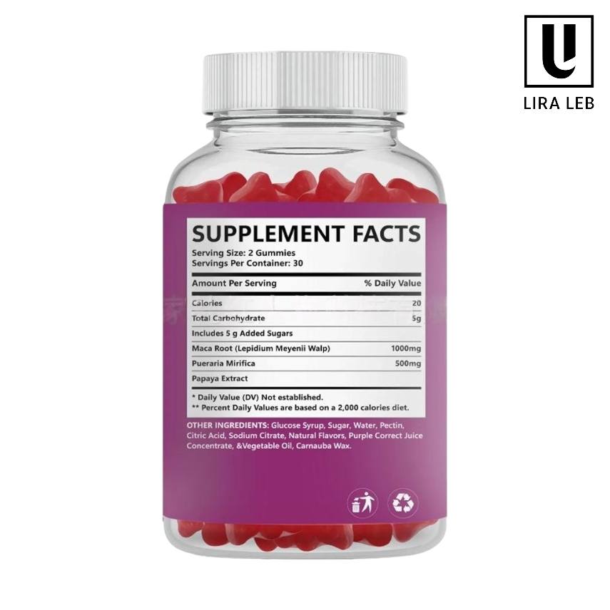 Natural Herbal Breast Enhancement Gummies