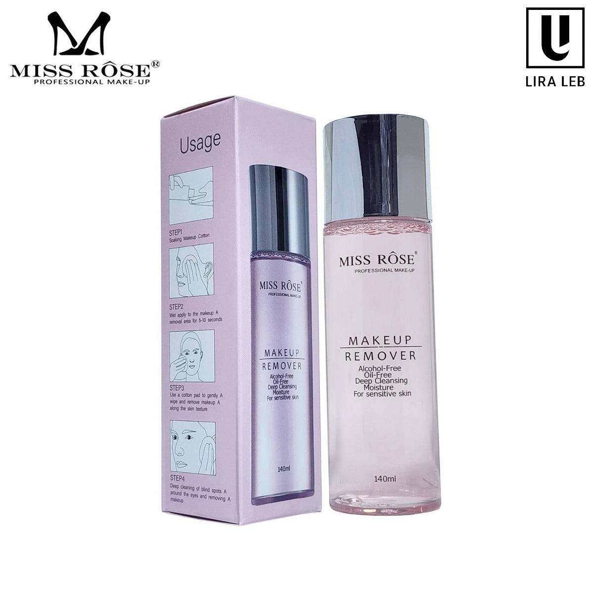 Miss Rose Alcohol- Free &amp; Oil- Free Deep Cleansing Moisture Makeup Remover