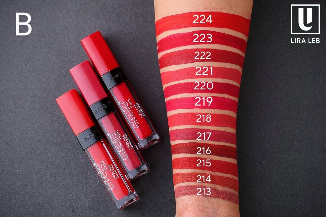 emelie Paris LIQUID ROUGE LABSOL UINTIMATTE LIPGLOSS VELVET