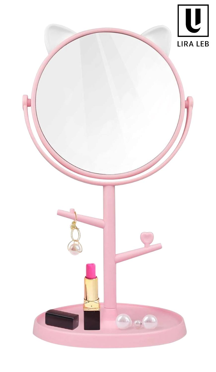 Makeup Mirror, Fashionable Cute Desktop Makeup Mirror