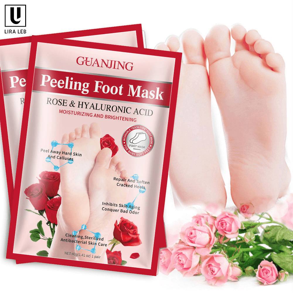 Guanjing Rose Nourishing Foot Peeling Mask 40g