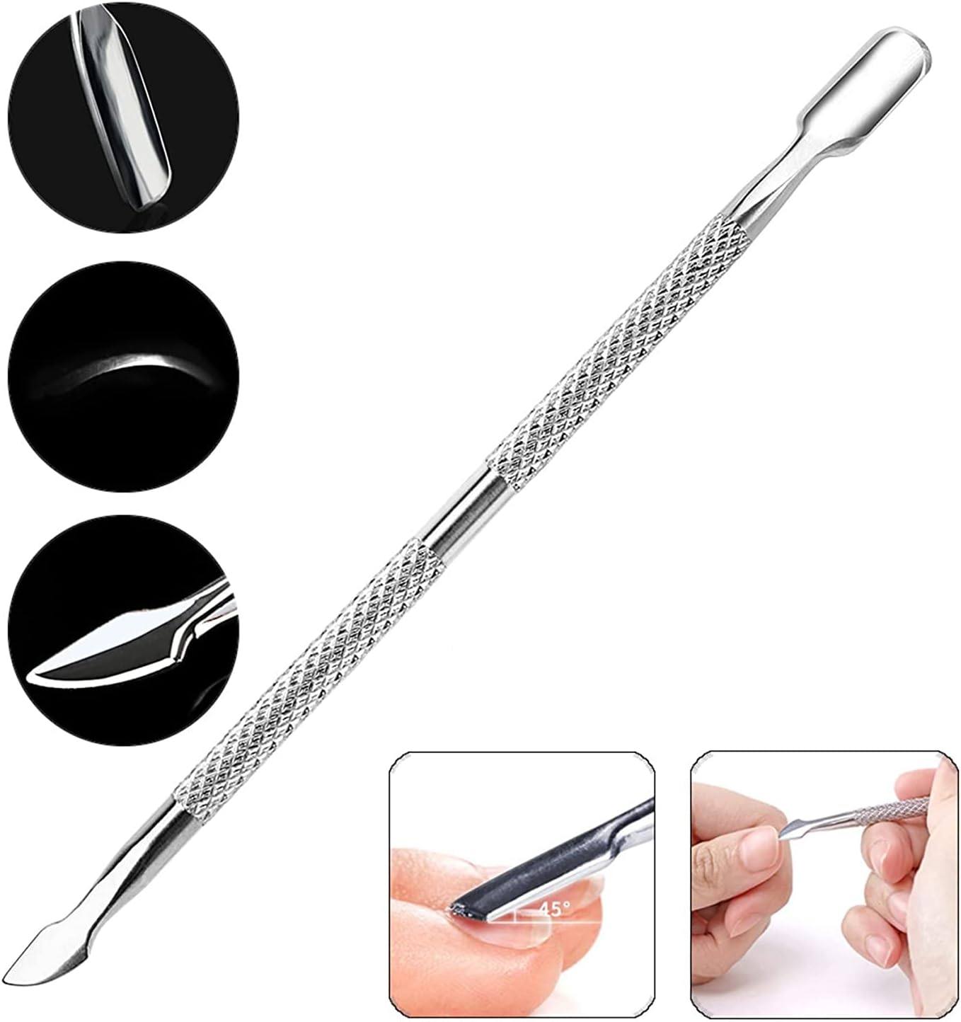 Cuticle nail pusher