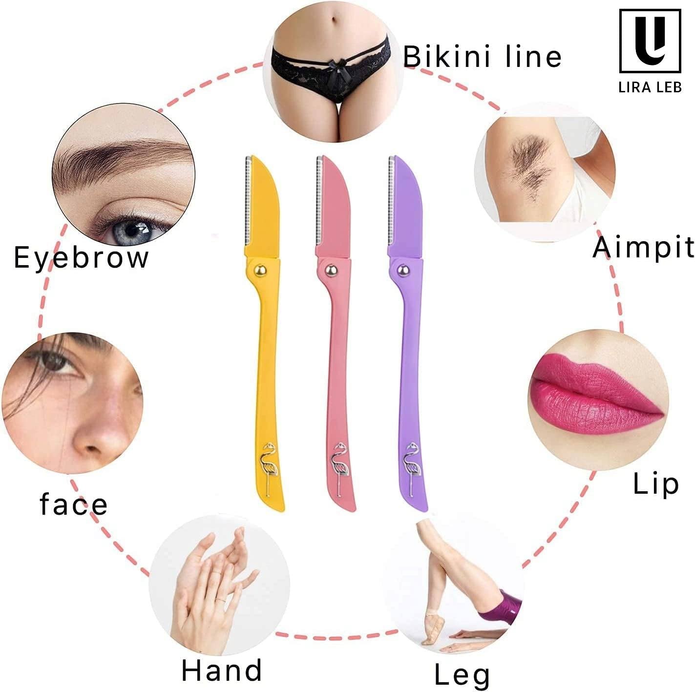 Feather-Flamingo Razor For Face Body Shaving