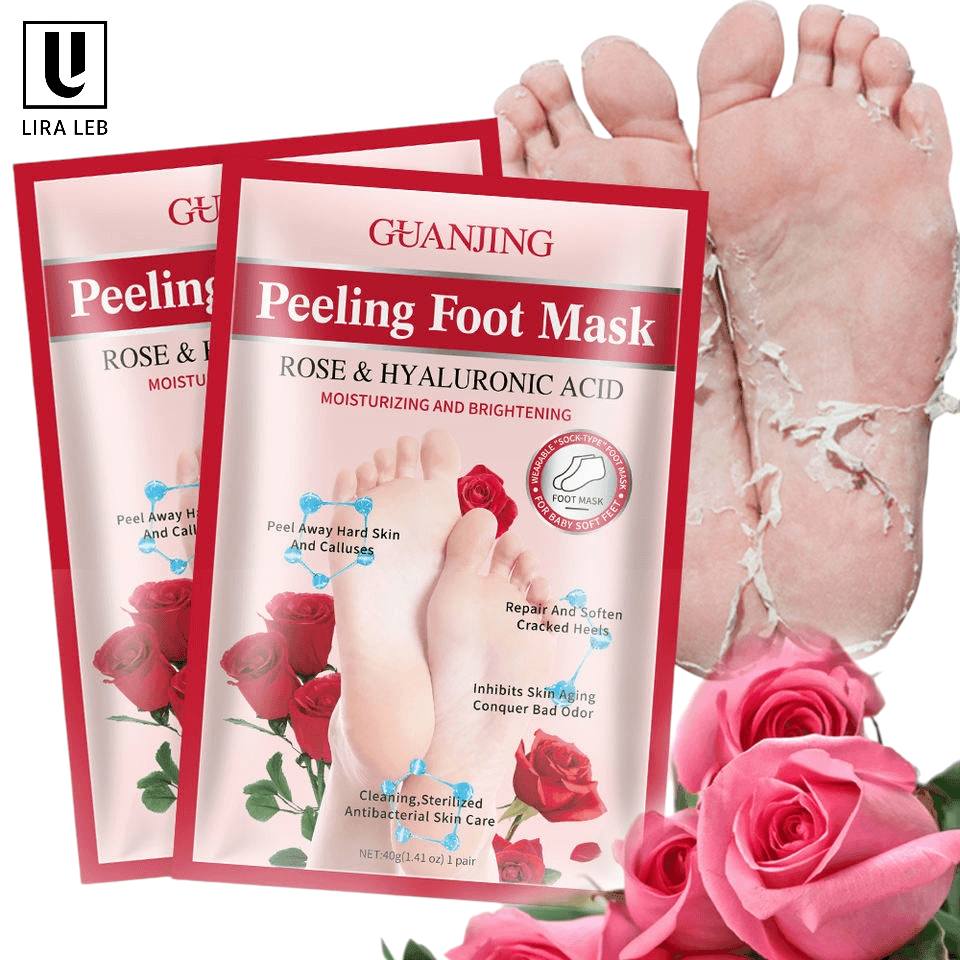 Guanjing Rose Nourishing Foot Peeling Mask 40g