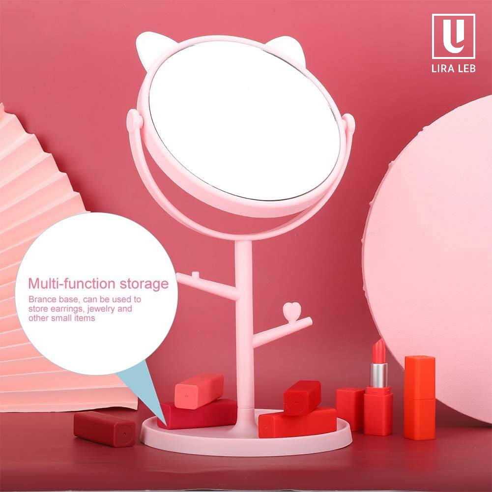 Makeup Mirror, Fashionable Cute Desktop Makeup Mirror