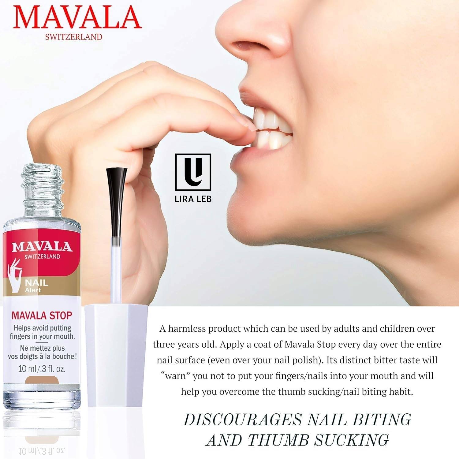 Mavala stop discourages nail biting and thumb sucking 10ml
