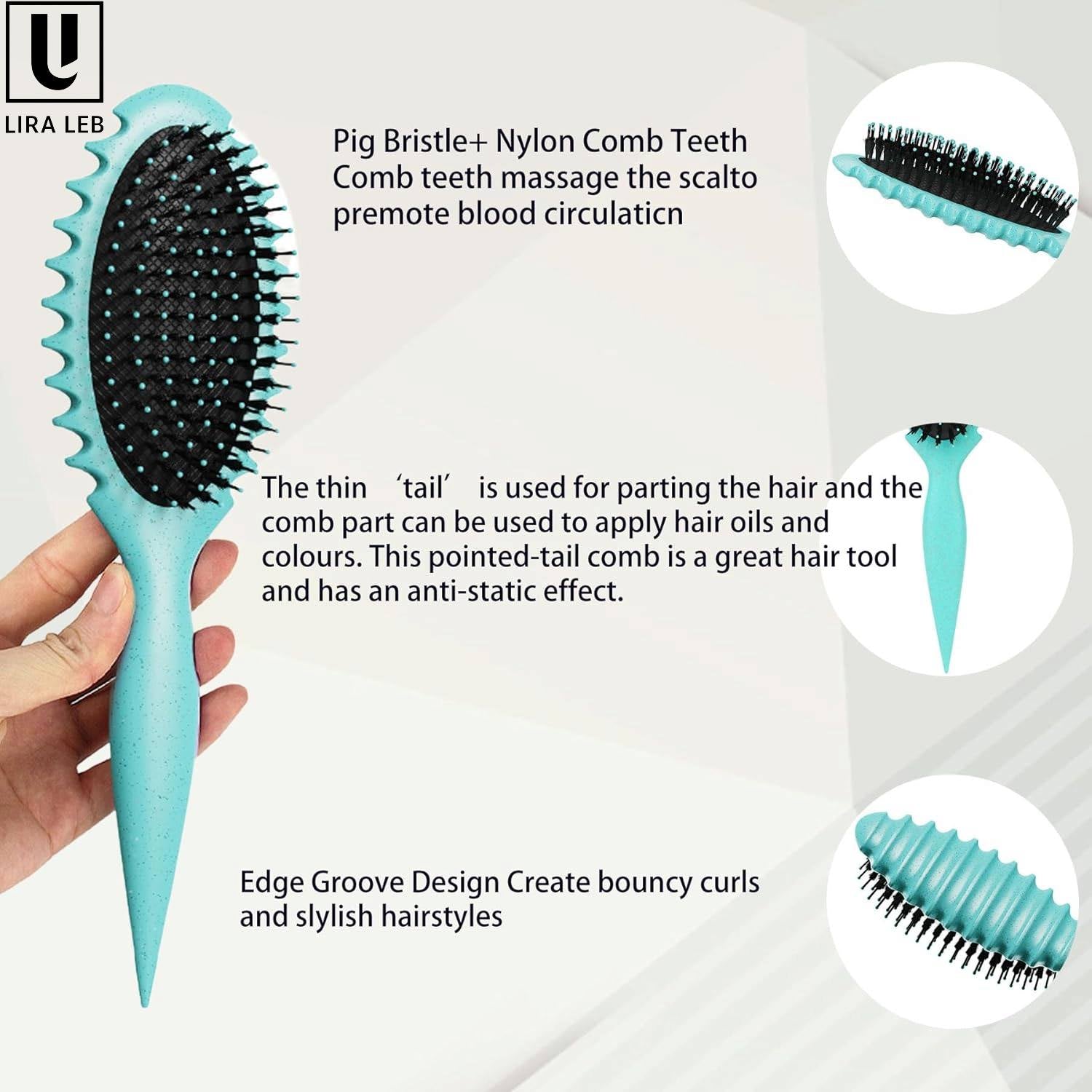 Curly Hair Brush, Curl Defining Brush ,Styling Comb