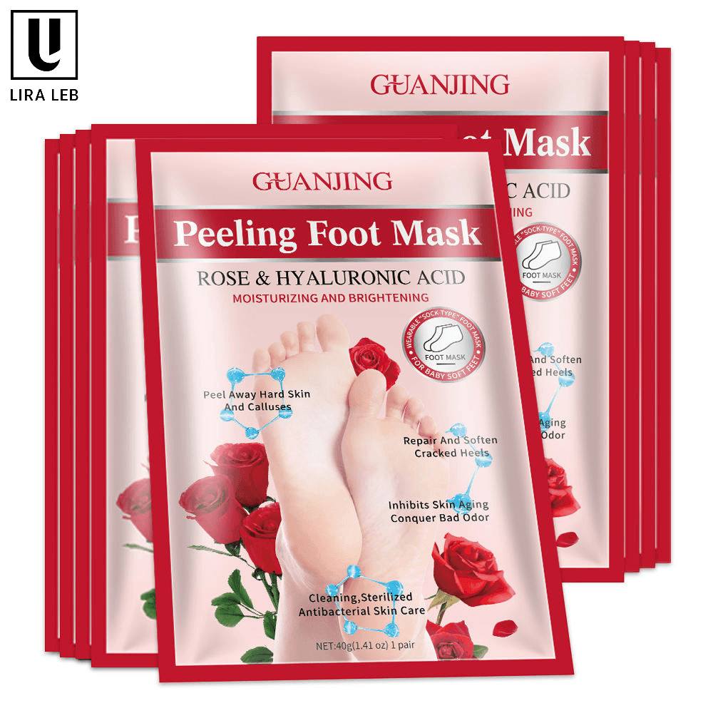Guanjing Rose Nourishing Foot Peeling Mask 40g