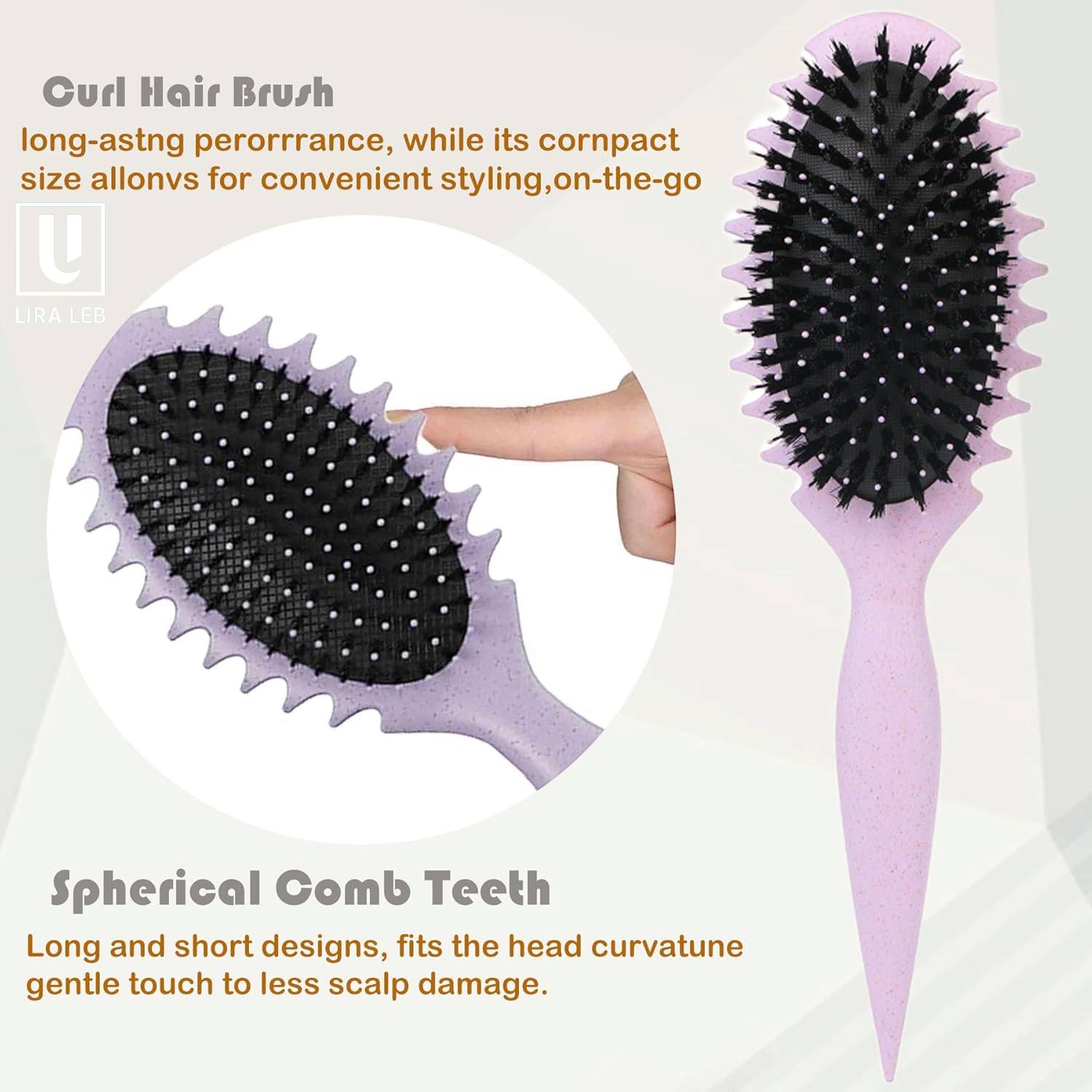 Curly Hair Brush, Curl Defining Brush ,Styling Comb