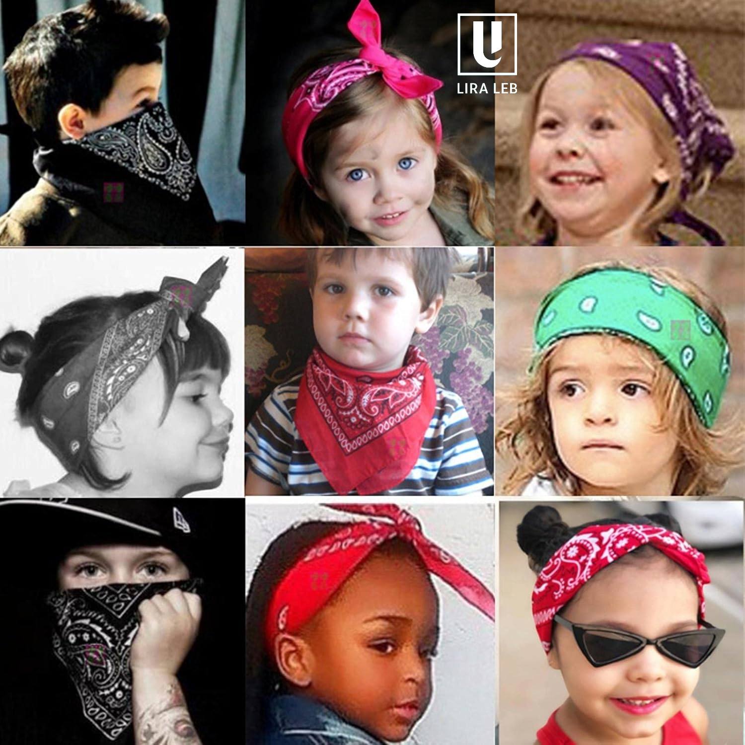 Women Hair Scarf Multi function Bandana
