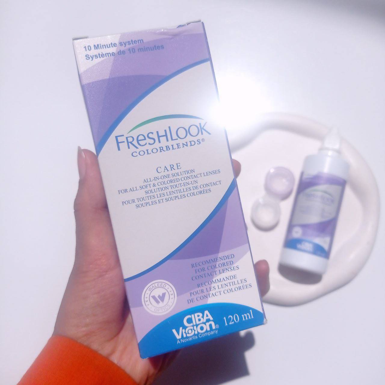 FreshLook Colorblends Care All in One lenses Solution