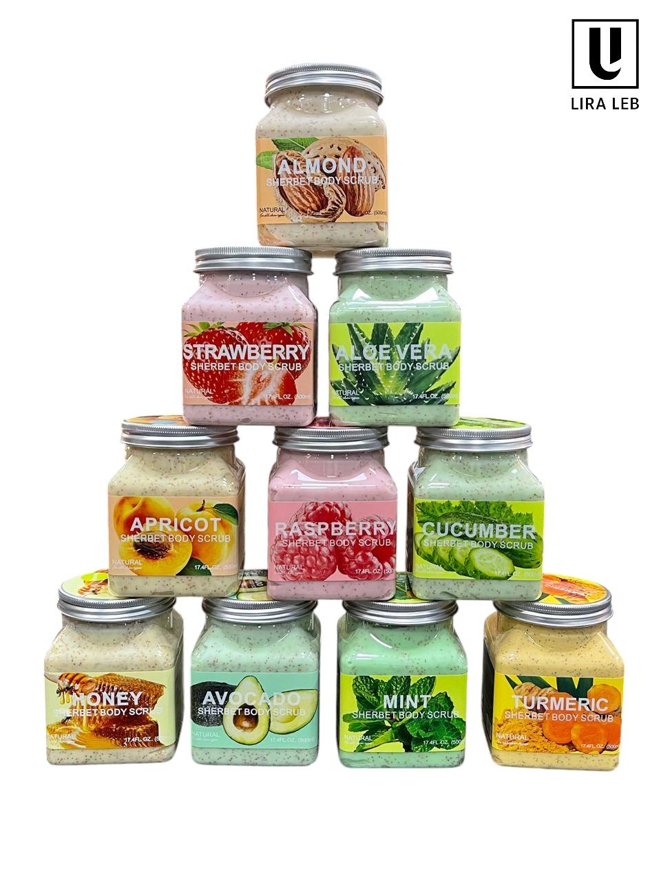 Scrub Natural Herbal Fruit Scrubs Exfoliator Cleansing Body Scrub