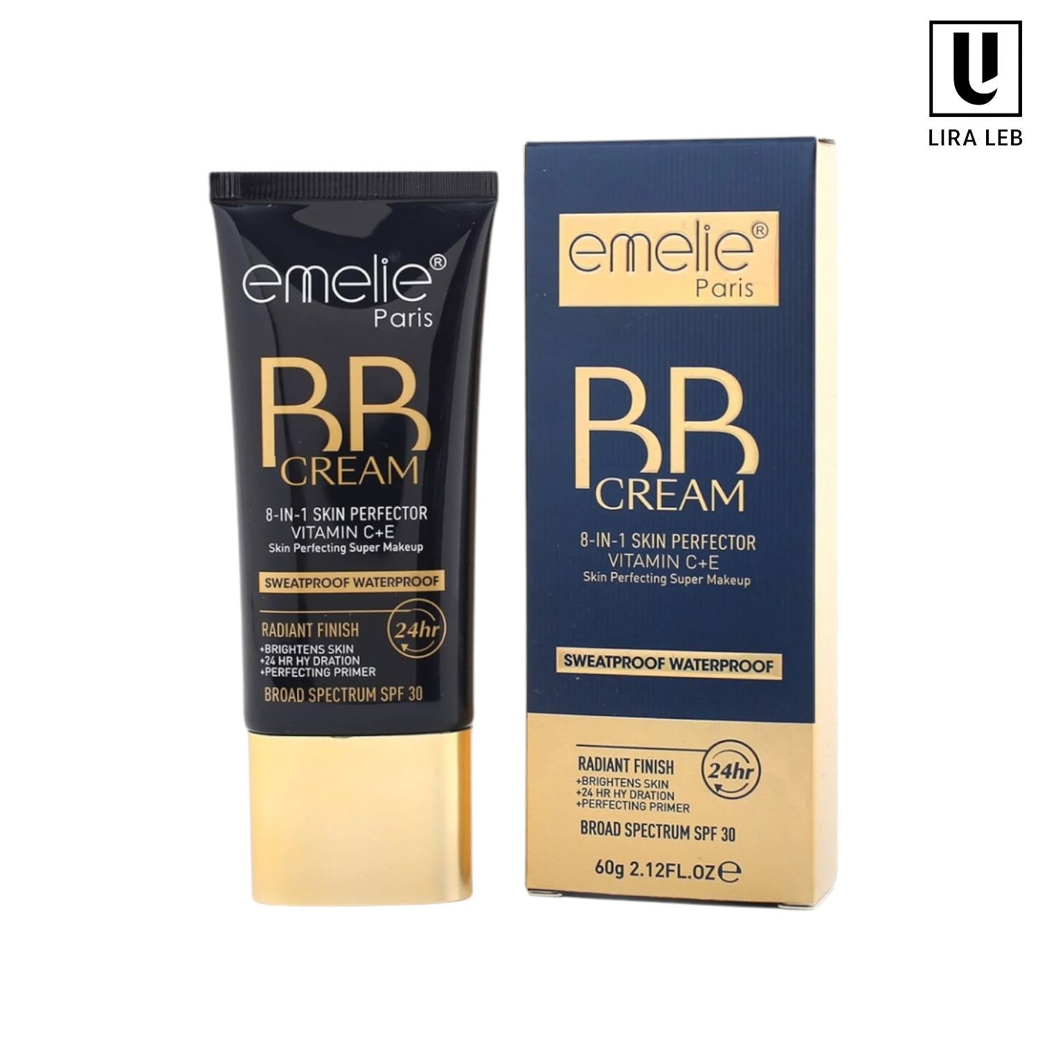 emelie Paris BB CREAM 8IN1 SKIN PERFECTOR VITAMIN C+E Skin Perfecting Super Makeup
