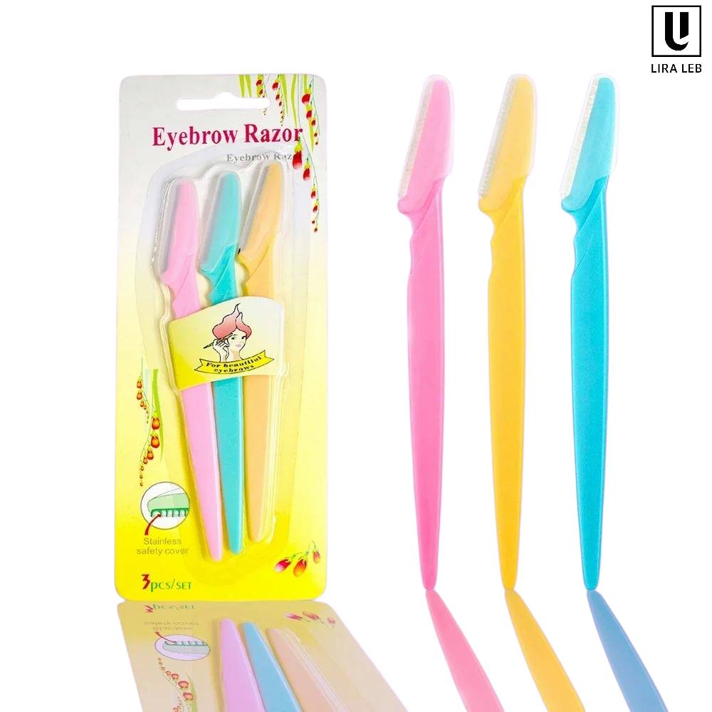 Eyebrow Trim Knife, Stainless Steel Eyebrow Razor Slip
