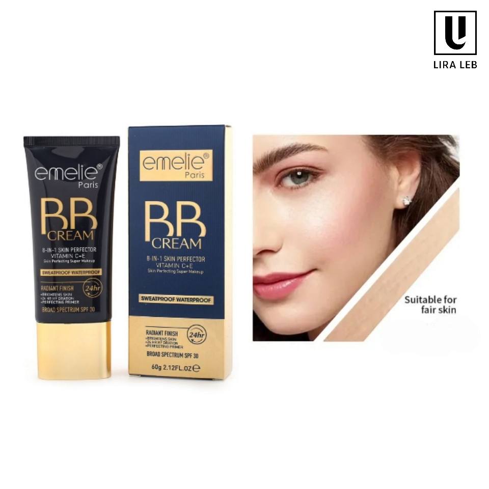 emelie Paris BB CREAM 8IN1 SKIN PERFECTOR VITAMIN C+E Skin Perfecting Super Makeup