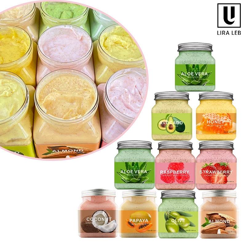 Scrub Natural Herbal Fruit Scrubs Exfoliator Cleansing Body Scrub