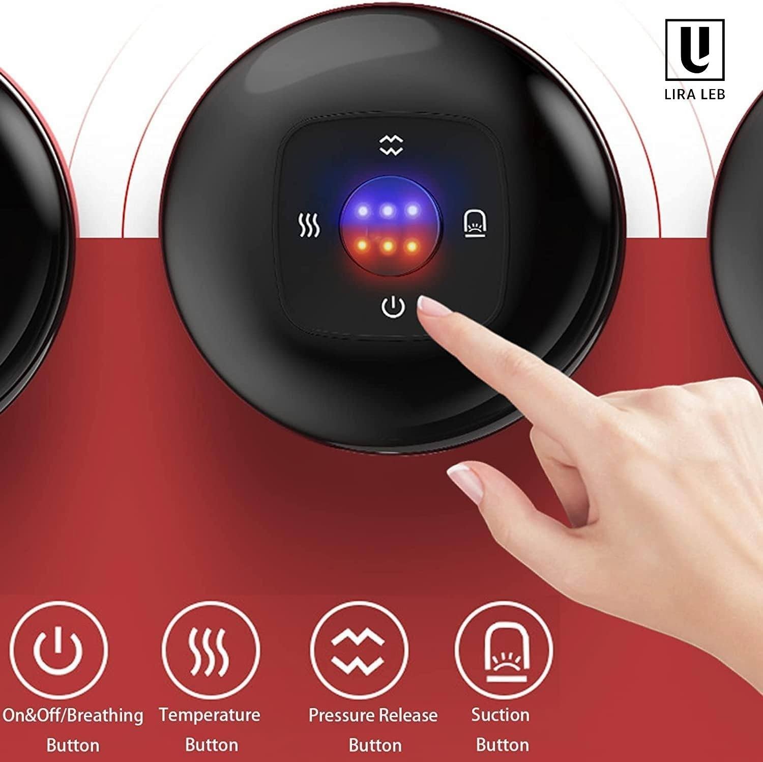 Smart Massage Glass Therapy Vacuum Cupping Professional Massager Chinese Hijama Cup Machine Therapy