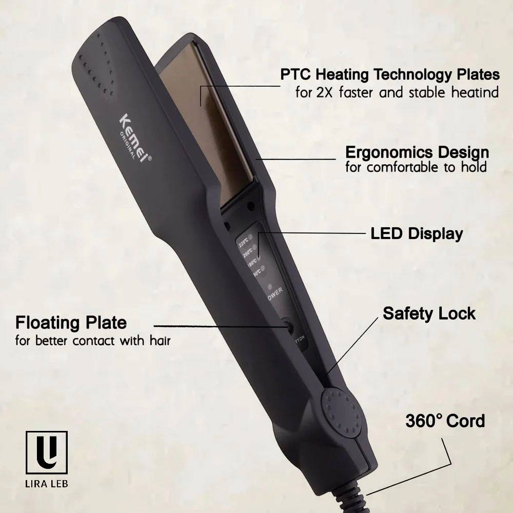 Kemei KM 329 Professional Hair Straightener