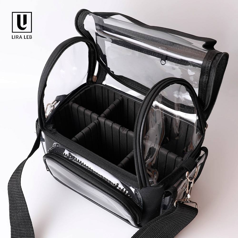 Makeup Brush Case, Large Stand-up Makeup Brush Bag
