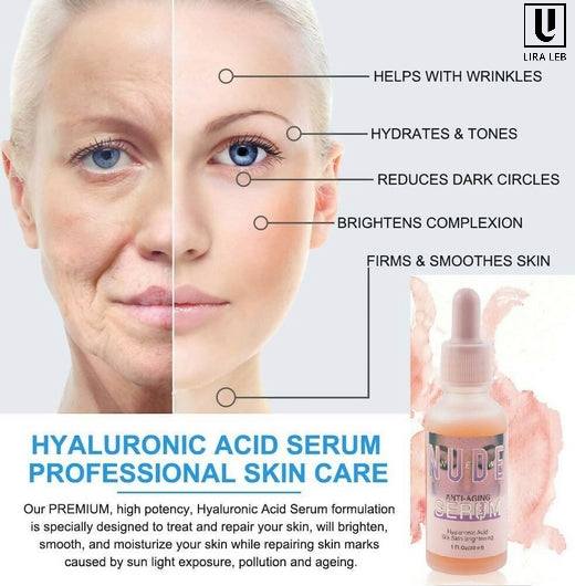 Nude Anti Ageing Serum with Hyaluronic Acid