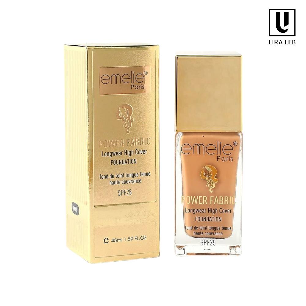 Emelie Power Fabric Longwear High Cover Foundation with SPF25
