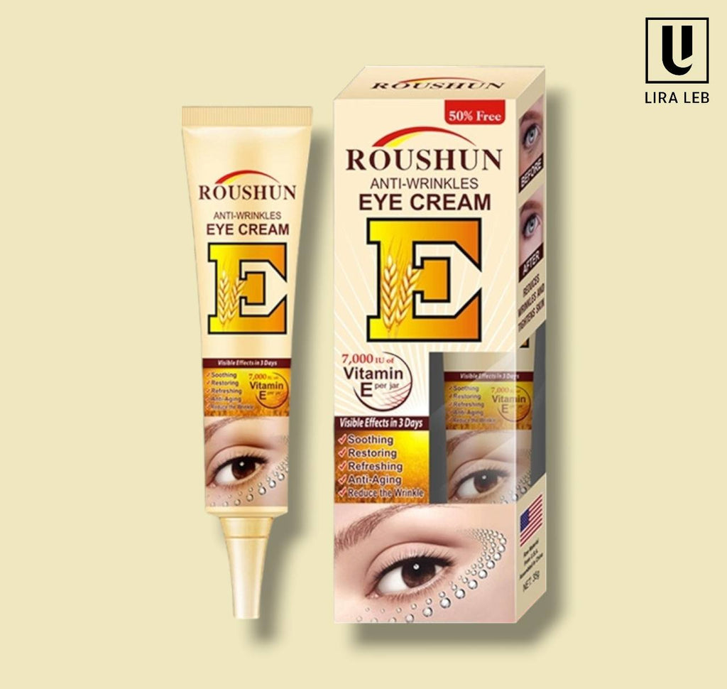 ROUSHUN ANTI-WRINKLES EYE CREAM 7,000 Vitamin E