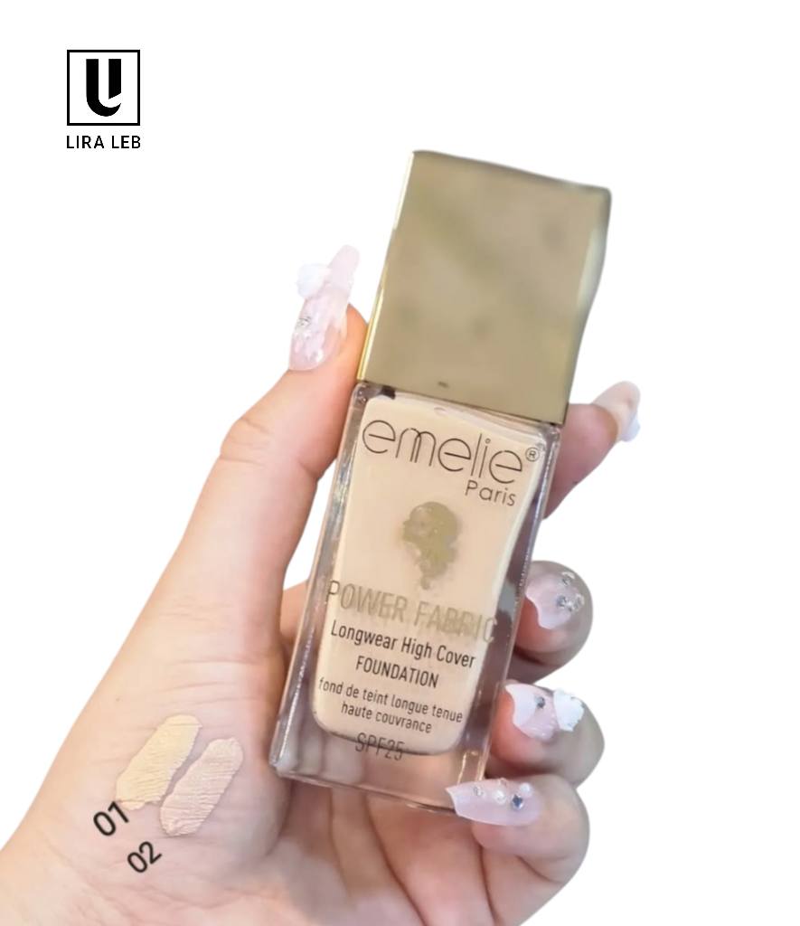 Emelie Power Fabric Longwear High Cover Foundation with SPF25