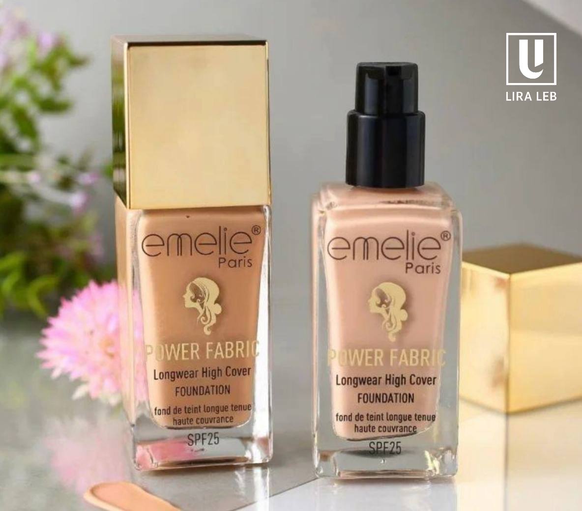Emelie Power Fabric Longwear High Cover Foundation with SPF25