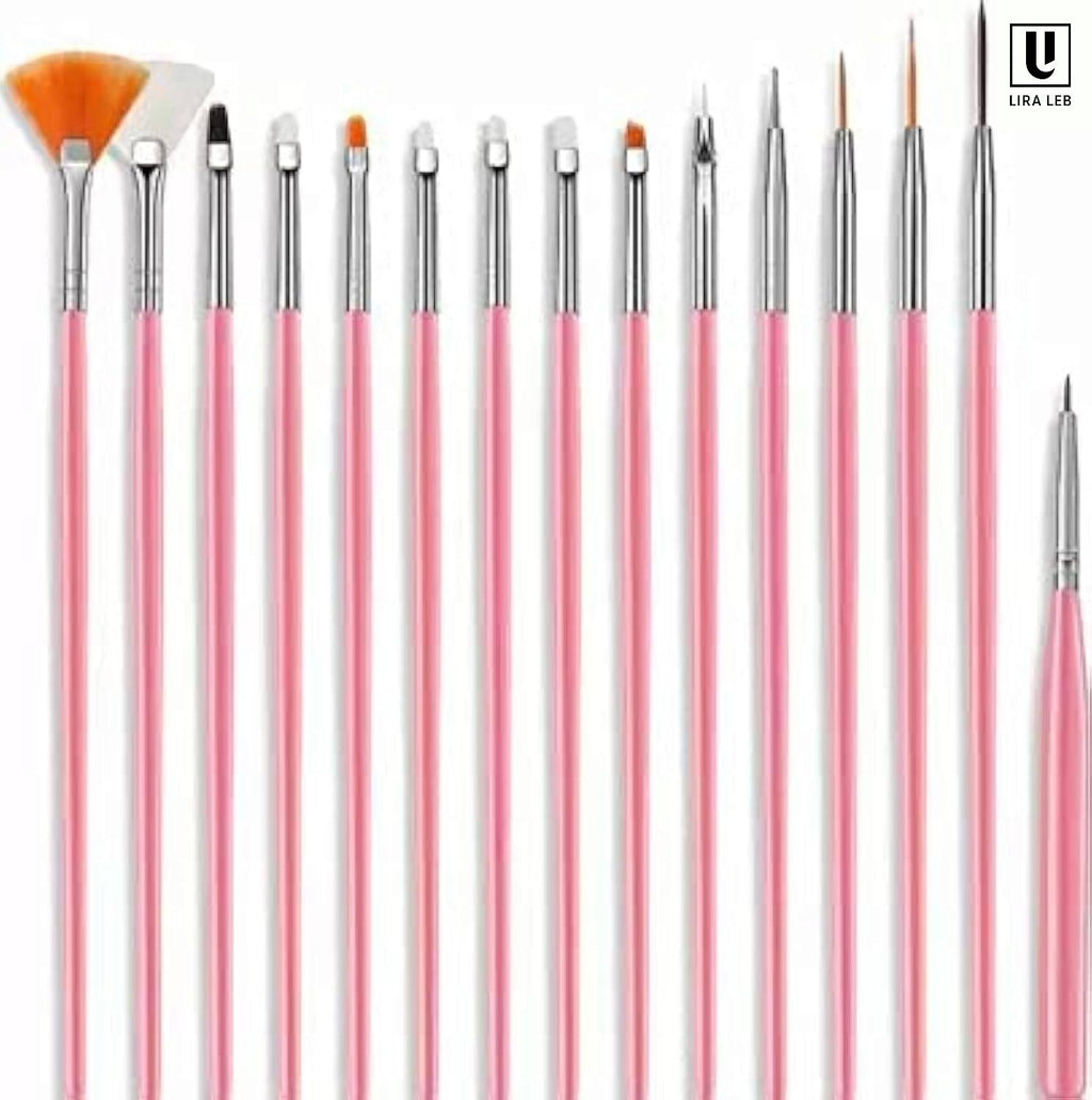nail art brushes set of 15 Pcs