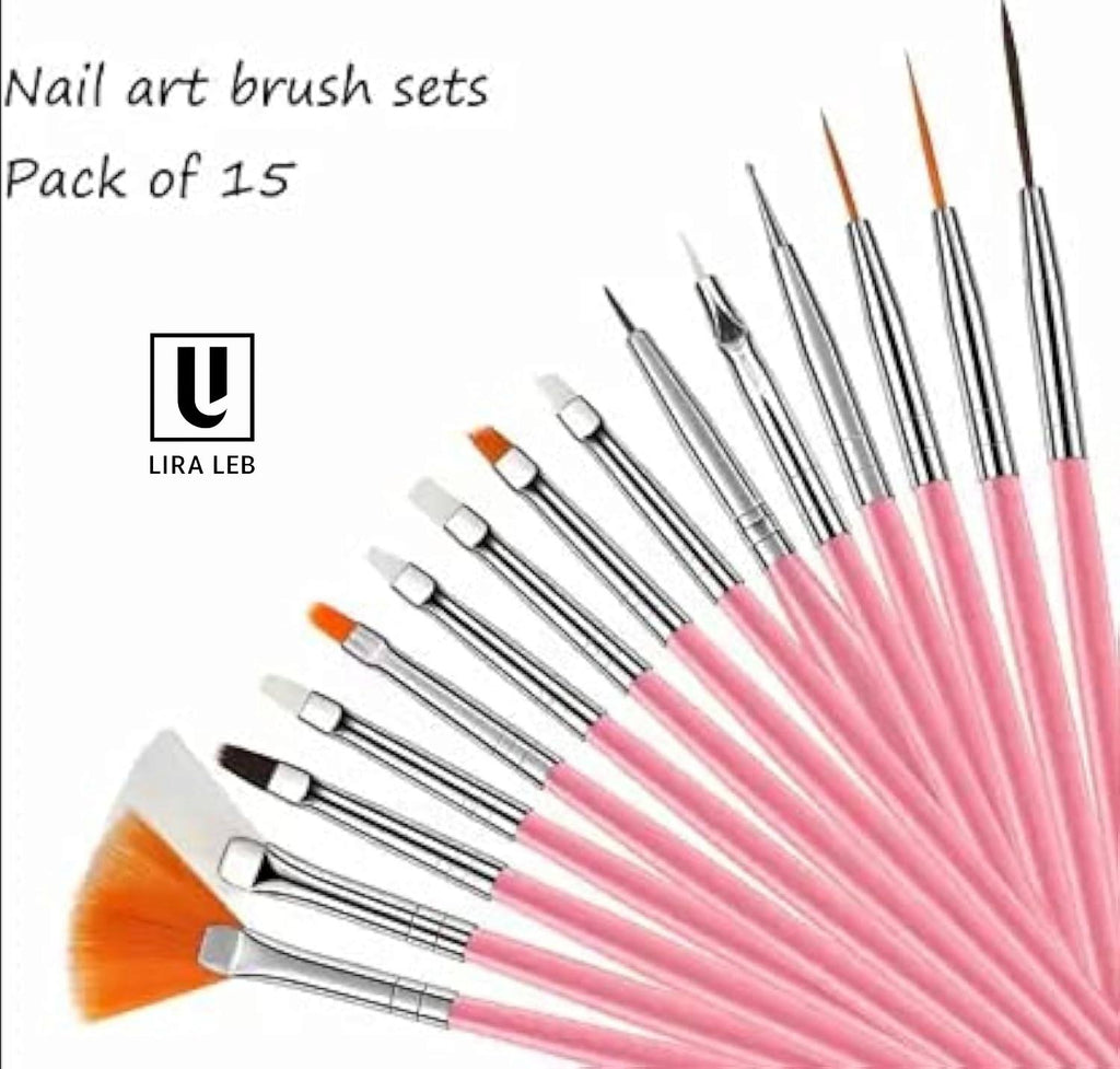 nail art brushes set of 15 Pcs